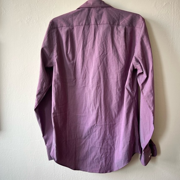 NWT Tommy Hilfiger Purple Dress Shirt Classic Style - Picture 5 of 5